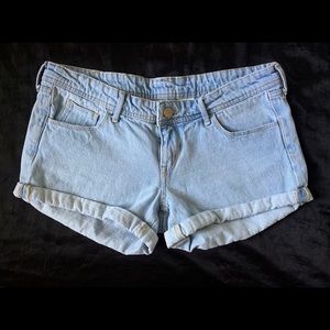 H&M Denim Shorts Light Blue